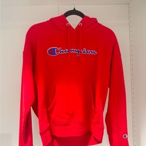 Champion Red Hoodie